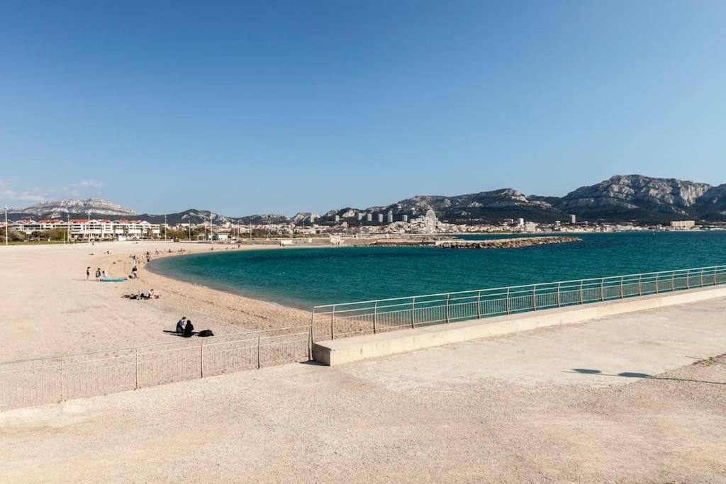 Residence Bord De Mer-Terasse-Plage Prado David มาร์กเซย ภายนอก รูปภาพ
